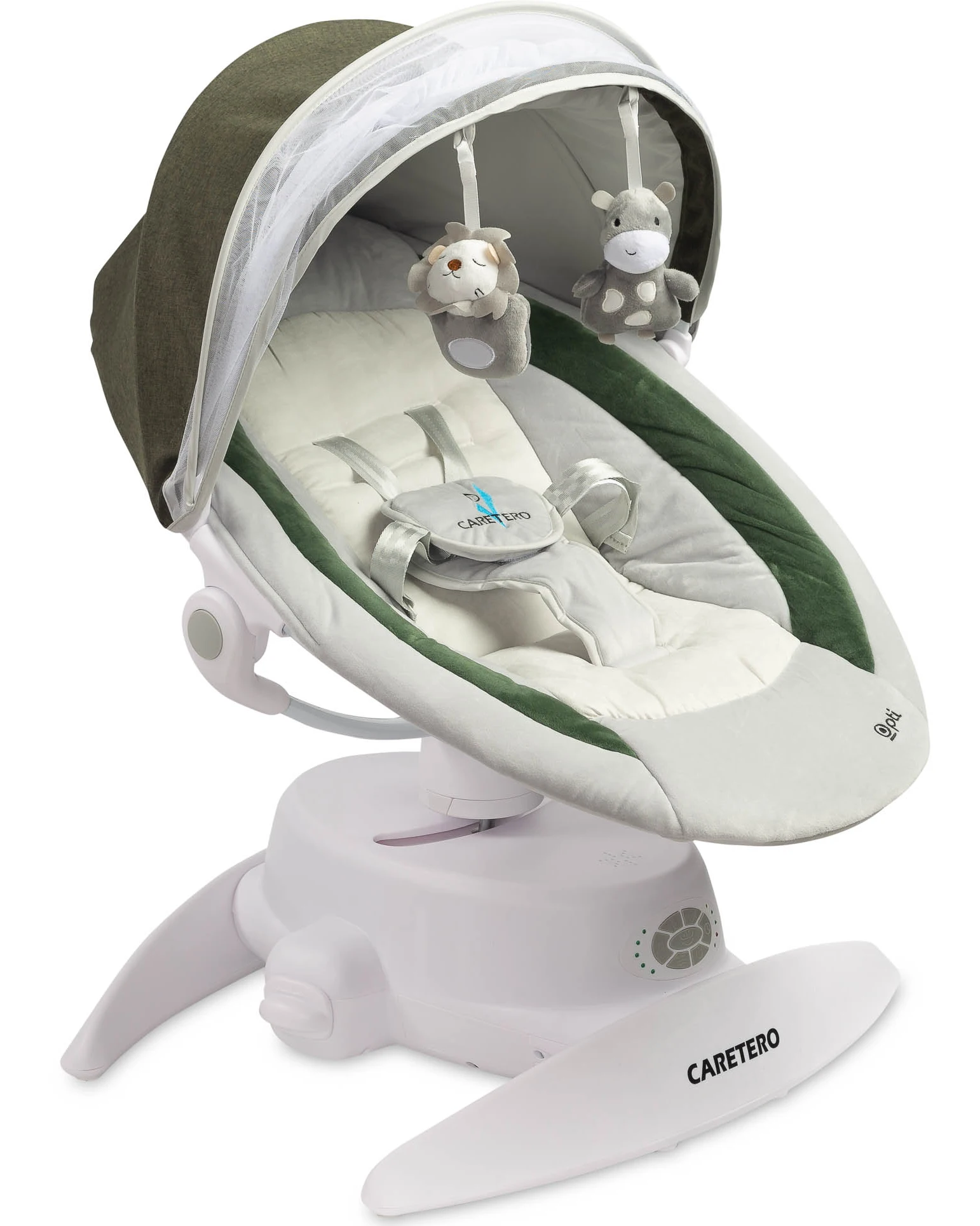 Шезлонг-качалка Caretero Opti Green